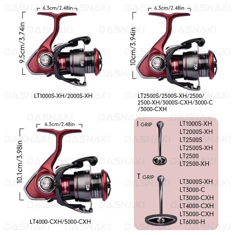 Daiwa Reel Fuego - Originele DAIWA Visspoel CS LT 1000-6000