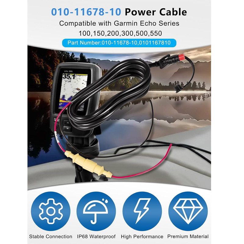 010-11678-10 Marine stroomkabe - Fish Finder Cable recensie en prijs