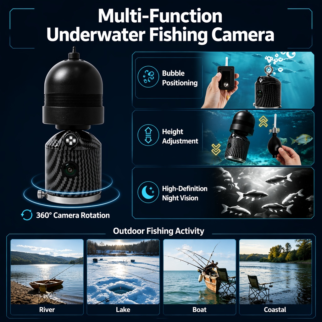 Korte levertijd, draagbare vis - Fishing Camera recensie en prijs