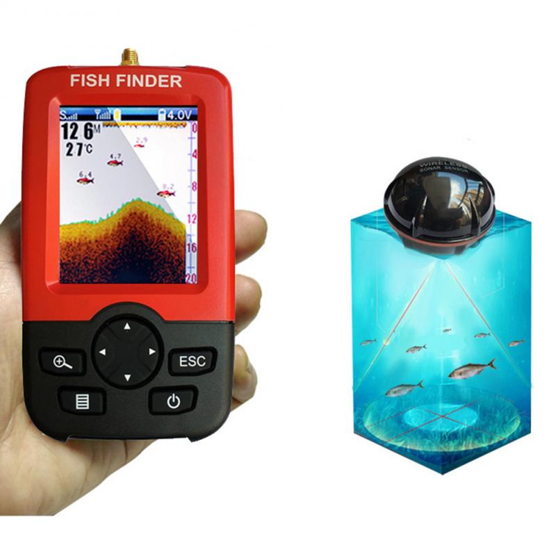 Draagbare dieptemeter met 100M - Fishing Depth Finder recensie en prijs