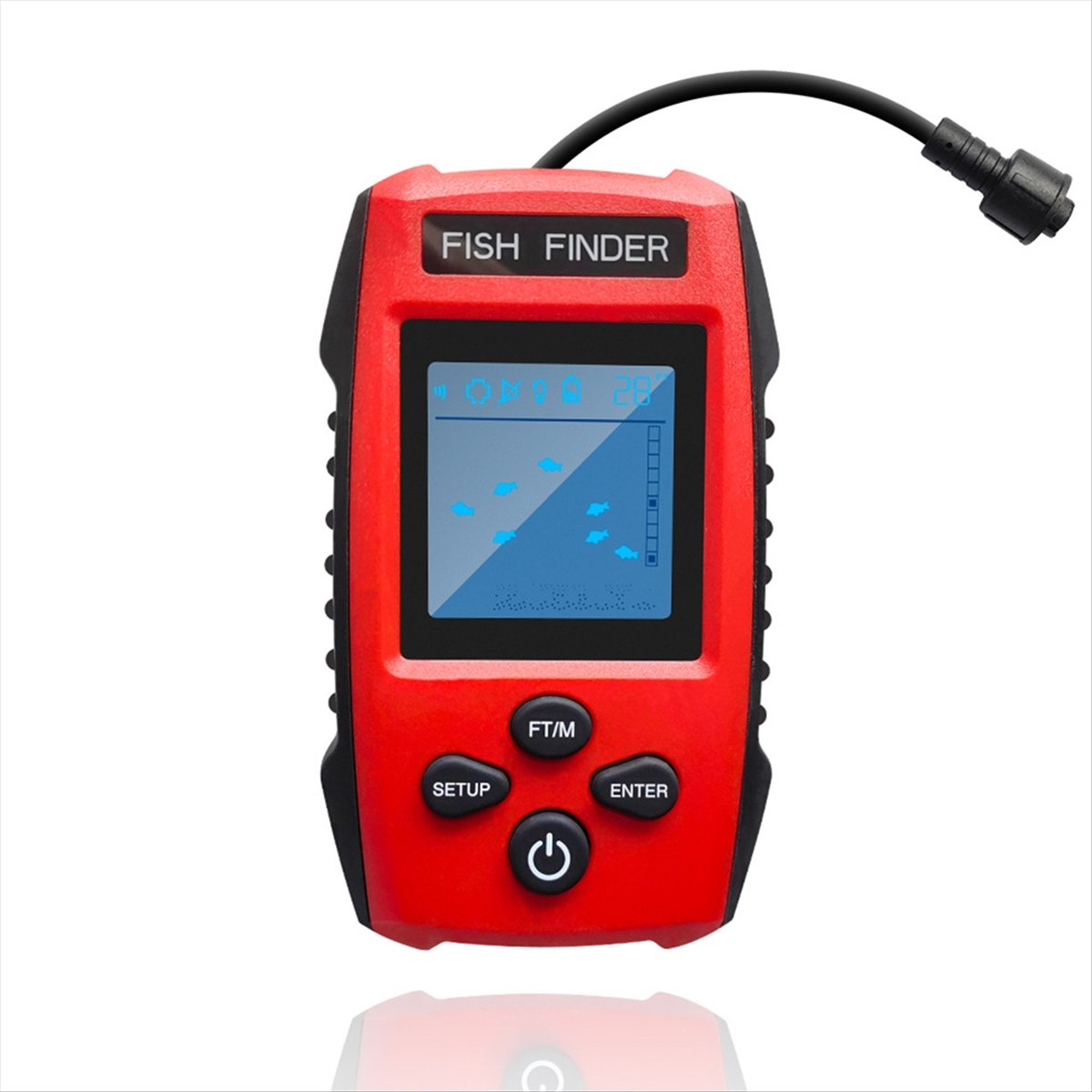 Kleuren LCD Fishfinder Bekabel - Fishing Depth Finder recensie en prijs